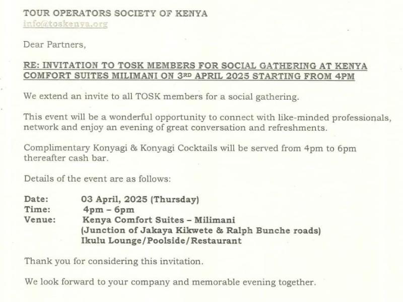 TOSK Members Social Gathering Event
