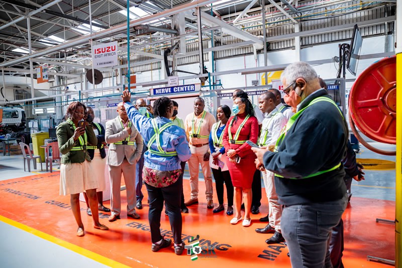 A corporate tour to one of our partners, ISUZU (EA) Ltd. 